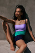 Sarda Mendieta Swimsuit Boat Neck Padded